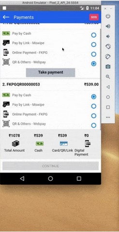 Flipkart QR payment facility