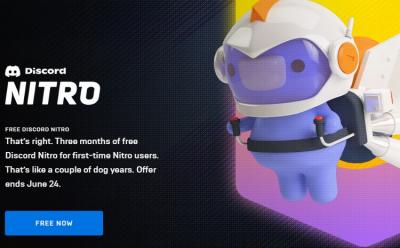 Get Discord Nitro for Free on Epic Games Store
