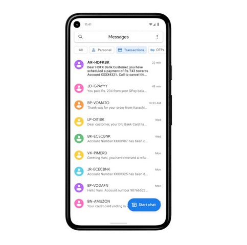 Google Messages on Android Gains New Categories  OTP Auto Deletion Features - 35