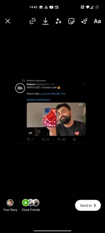 How To Share a Tweet on Instagram Story android 