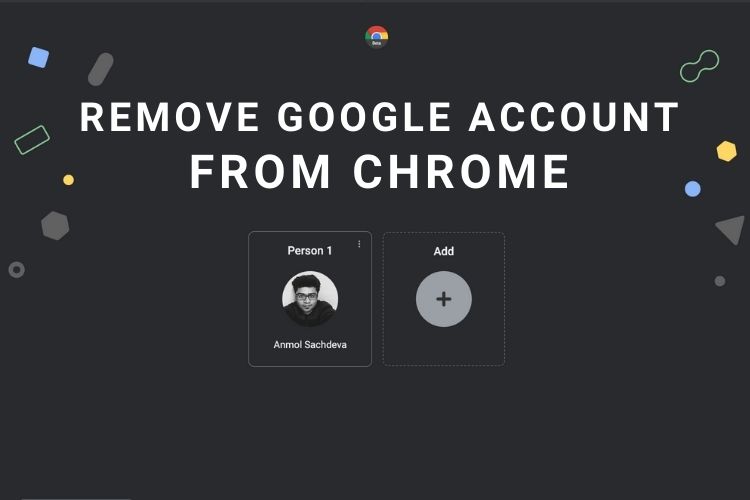 How to remove google account from chrome browser 2021 beebom