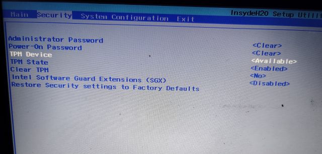 How to Enable TPM in BIOS/UEFI?