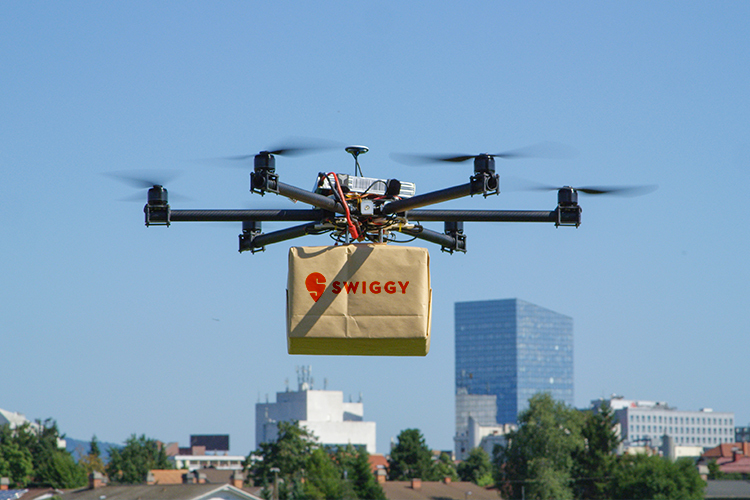 Swiggy To Deliver Food in India Using Drones