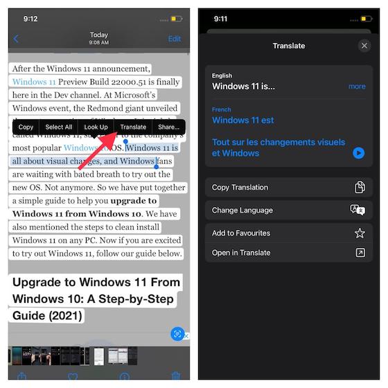 What Is Live Text In Ios 15 And How To Use It Guide | beebom