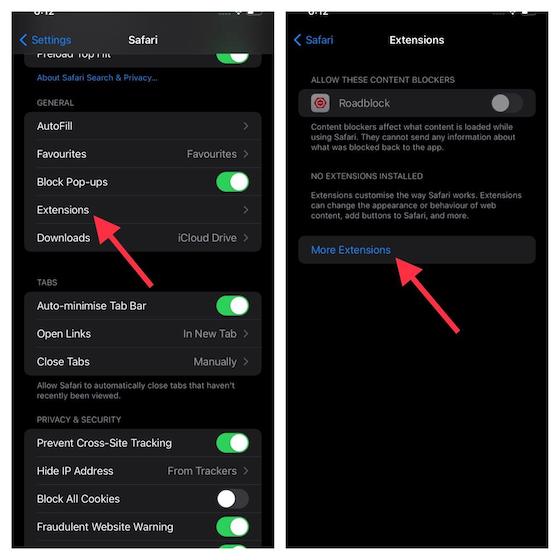How to Install Safari Extensions in iOS 15 on iPhone  2021  - 99
