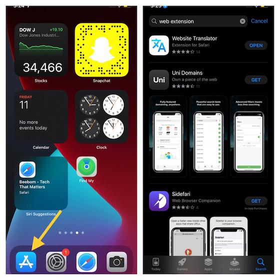 How to Install Safari Extensions in iOS 15 on iPhone  2021  - 93