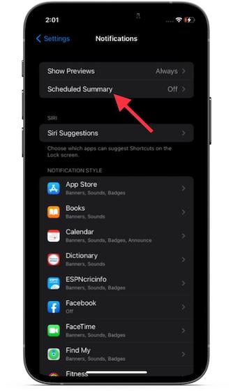 How to Enable  Disable Notification Summary in iOS 15 - 48