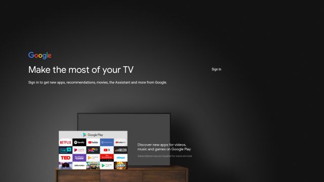android tv google experience