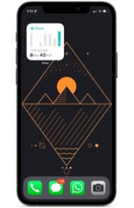 fenix 5 sleep widget