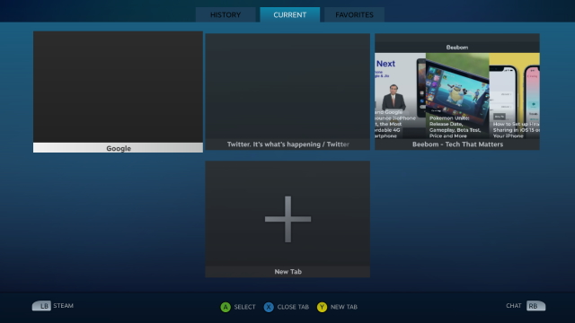 Steam Link Android TV Browser