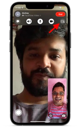 ios 15 facetime screen share