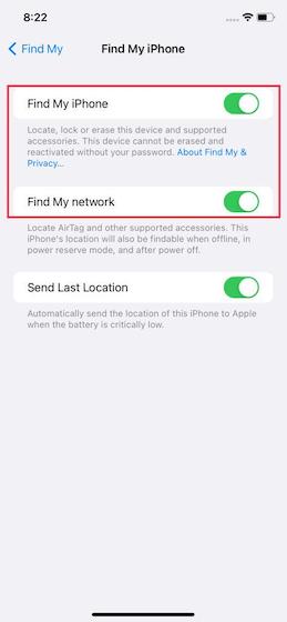 Activez Find My Network - Comment Retrouver Votre Iphone Perdu