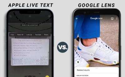 apple live text vs google lens