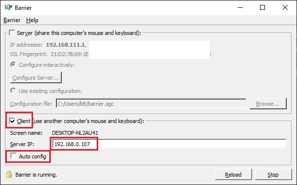 Set Up Barrier on Windows