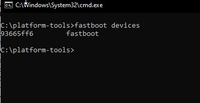 Fastboot Not Detecting Device on Windows 10/11