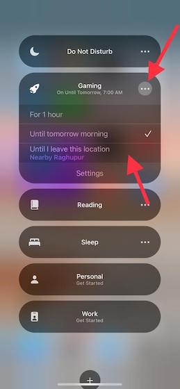control a focus from control center - What is Focus Mode and How to Use It in iOS 15