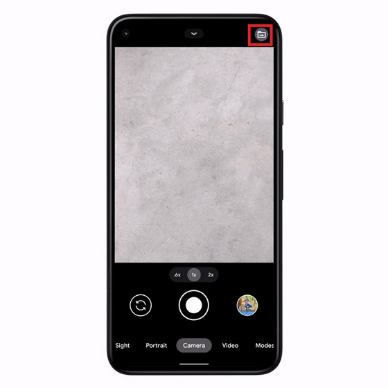 folder icon pixel camera