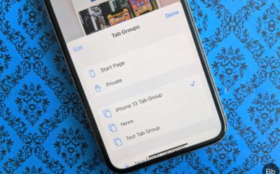 how to use tab groups in safari on iOS 15