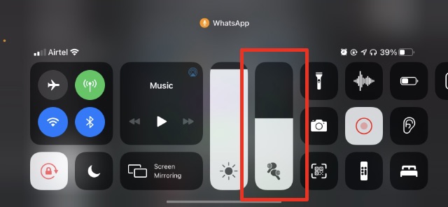 long press airpods pro volume controls