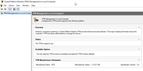 Comment Vérifier Et Activer La Puce Tpm Sur Votre Pc Windows Tech Tribune France 5008