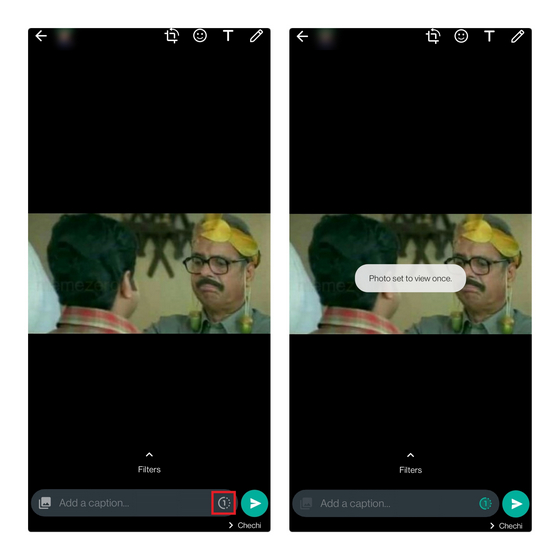 photo set to view once whatsapp - disappearing photo whatsapp