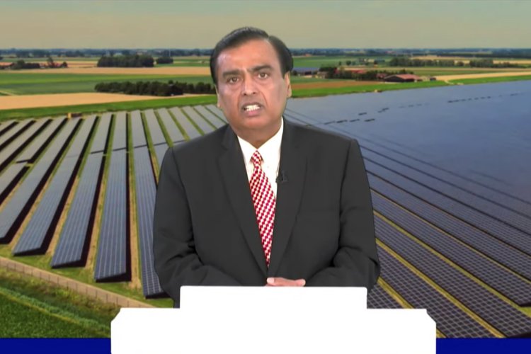 reliance solar giga factory setup in india