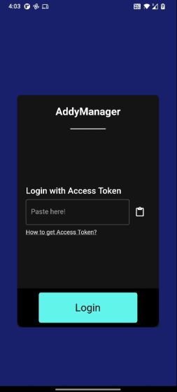 AddyManager (unofficial AnonAddy client)