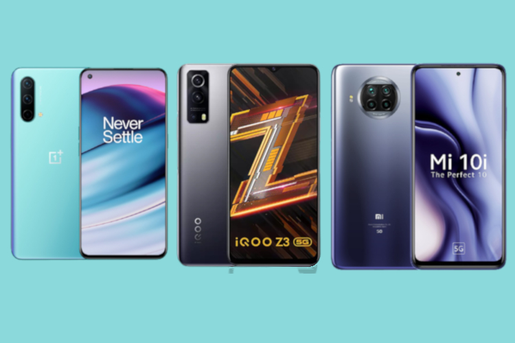 OnePlus Nord CE vs iQOO Z3 vs Mi 10i - Best Budget 5G Phone in India?