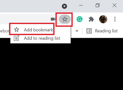 Add FaceTime bookmark
