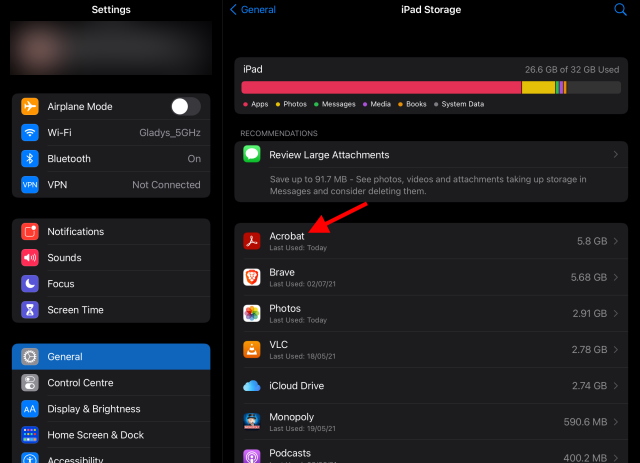 list of apps iPad