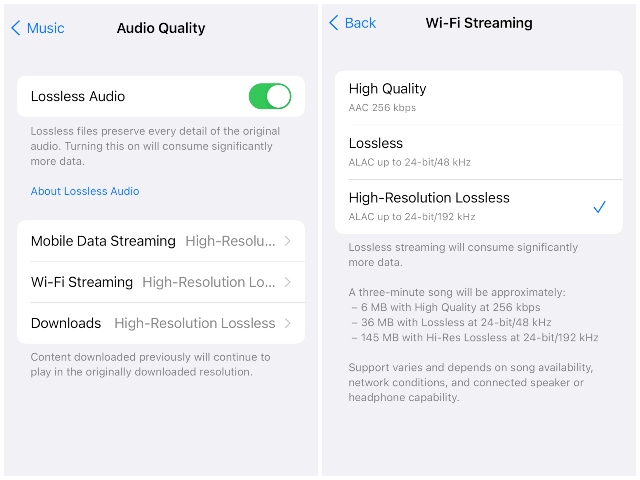 Apple Music Will Offer Lossless Audio Quality