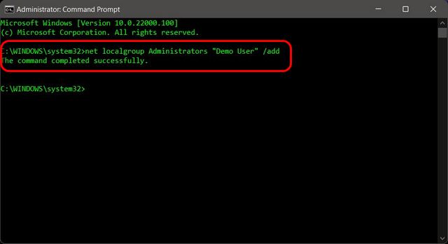 Change Account Type From Standard to Administrator Using Command Prompt in Windows 11