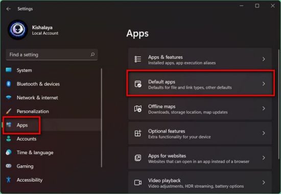 how to set opera gx as default browser windows 11