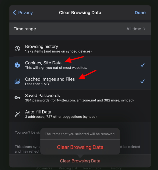 How to Clear Cache and Cookies on iPad (iPadOS 15) | Beebom