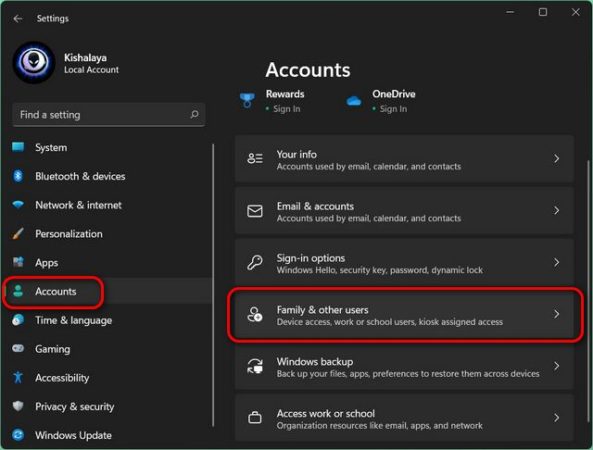 win 10 how can i change account to different microsoft email