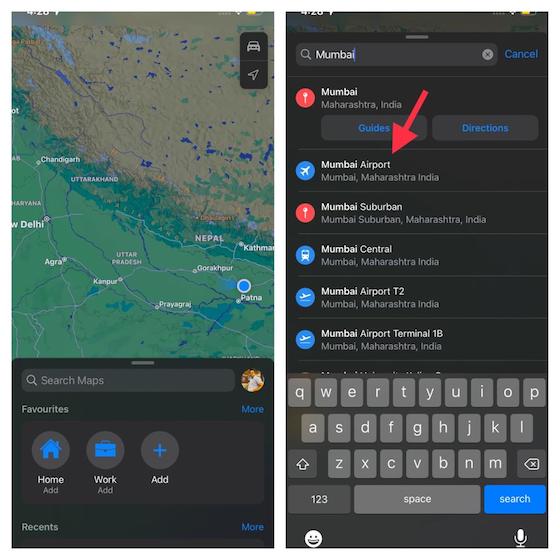 How to Set Leaving and Arrival Times for Driving Directions in Apple Maps - 49