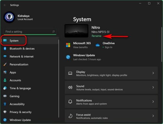 How to Change Your Computer's Name in Windows 11 (2021) | Beebom