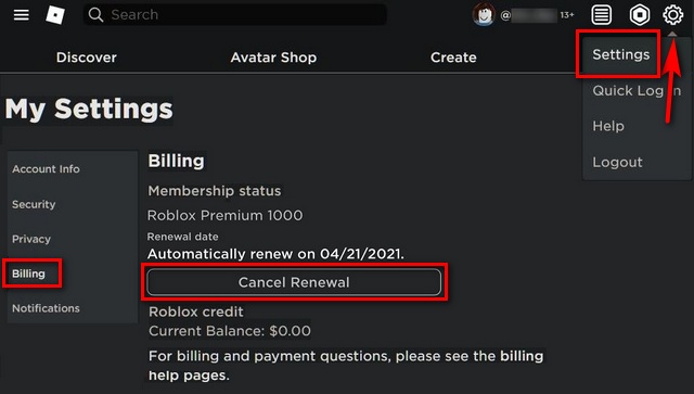 How to delete Roblox account or cancel premium subscription