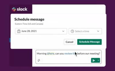 How to Schedule Messages on Slack in 2021