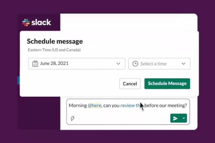 How to Schedule Messages on Slack in 2021