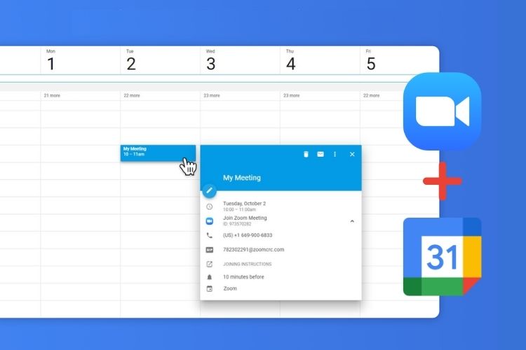 How to Send Zoom Meeting Invite from Google Calendar (2021) Beebom