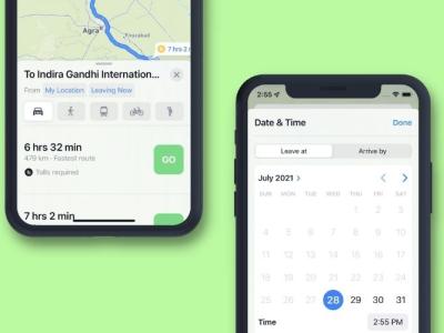 How to Set Leaving and Arrival Times for Driving Directions in Apple Maps