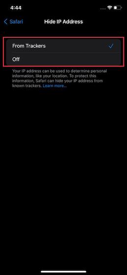 Verbergen Sie jetzt Ihre IP-Adresse in Safari vor Trackern - Verstecken Sie die IP-Adresse in Safari in iOS 15 und macOS Monterey