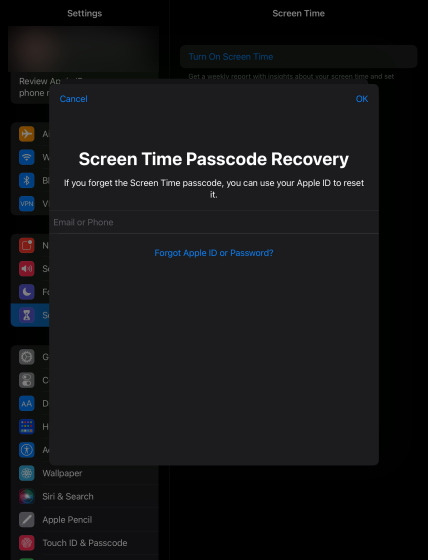 Passcode Recovery