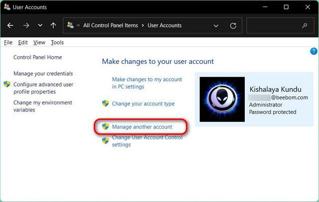 How to Remove or Delete Microsoft Account from Windows 11 PC