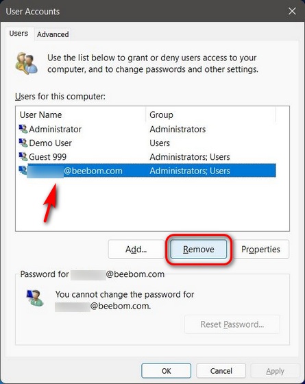 How To Remove Microsoft Account From Windows 11 Guide Beebom