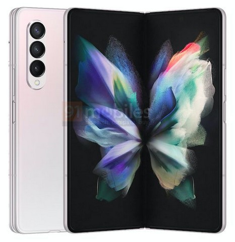 Samsung Galaxy Z Fold 3 renders