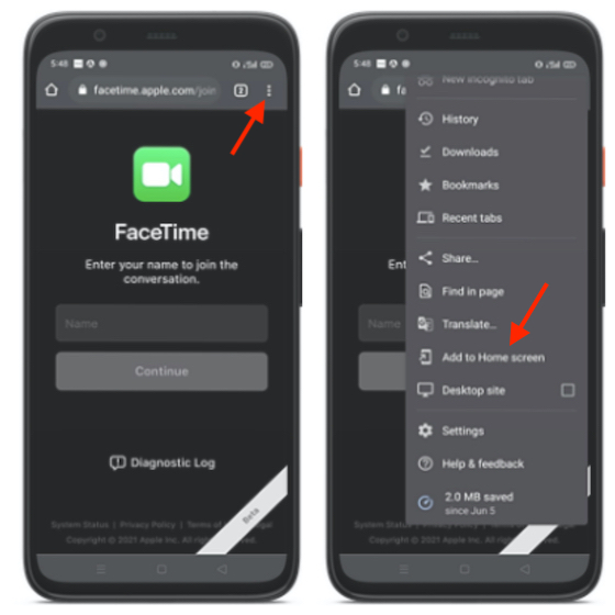 How to FaceTime on Android