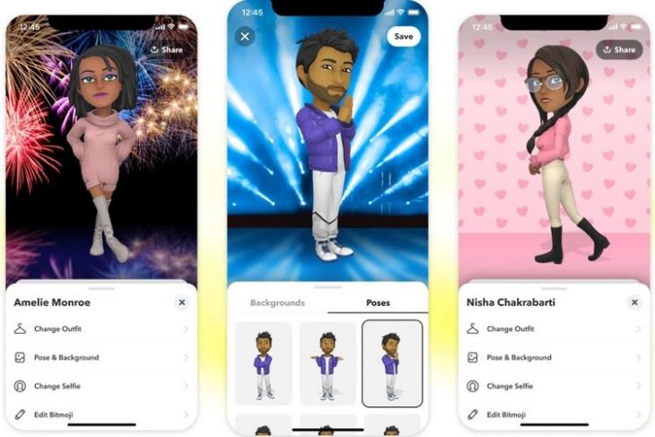 Snapchat Now Lets You Pose Your Bitmoji in 3D on Your Profile