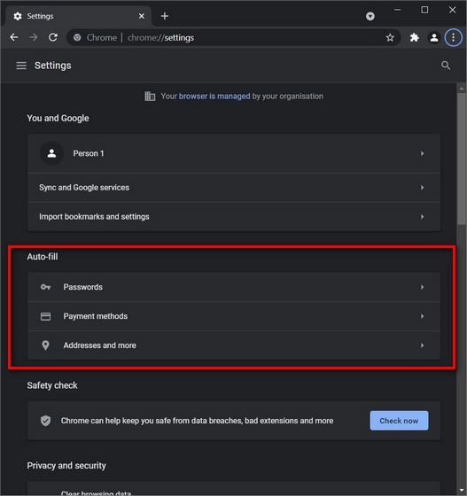 How to Disable Autofill in Google Chrome